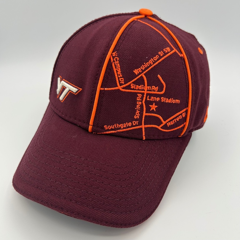 Virginia Tech Hokies Hat New Era M/L Maroon Collegiate Streetwear